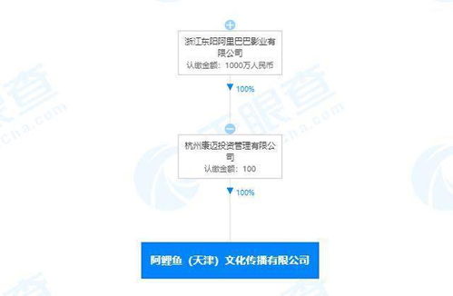 阿里影业关联公司天津新设子公司，注册资本100万元进军广播电视节目制作